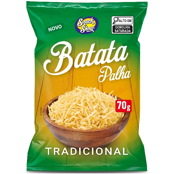 BATATA PALHA SNACK SHOW - 60X70G