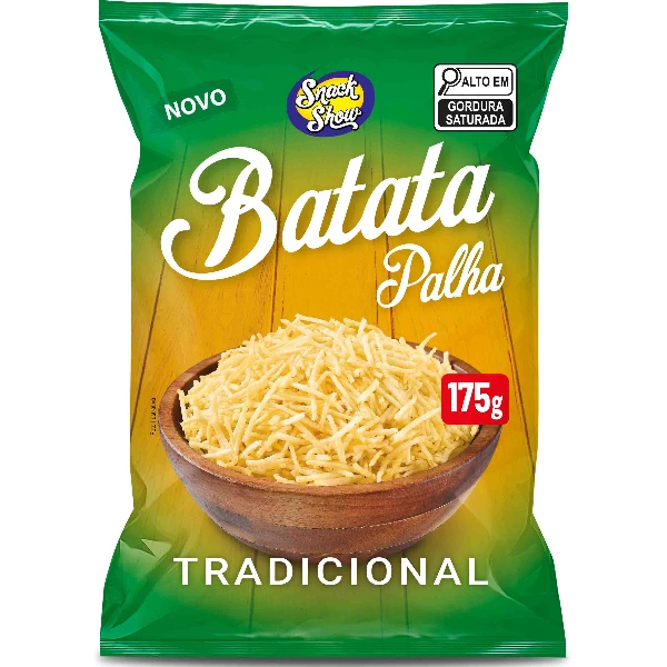 BATATA PALHA SNACK SHOW - 26X175G