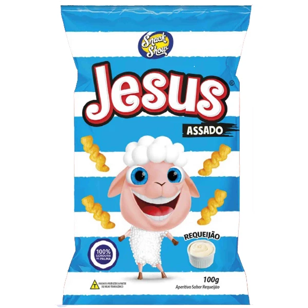 SALGADINHO QUEIJO JESUS 10X100G