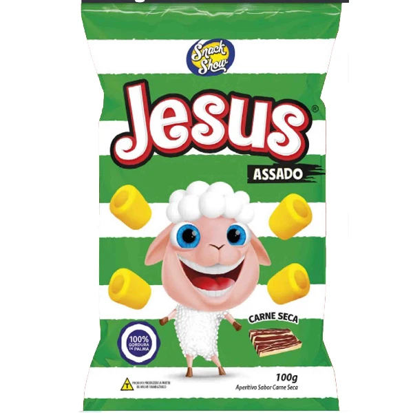 SALGADINHO CARNE SECA JESUS 10X100G
