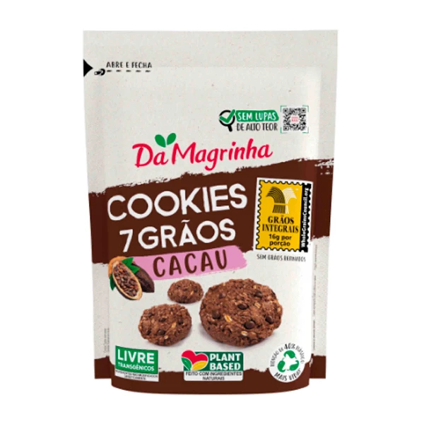 2691 COOKIES INTEGRAL CACAU 7 GRAOS 12X150G