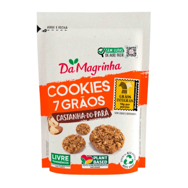 2693 COOKIES INTEGRAL CASTANHA 7GRAOS 12X150G