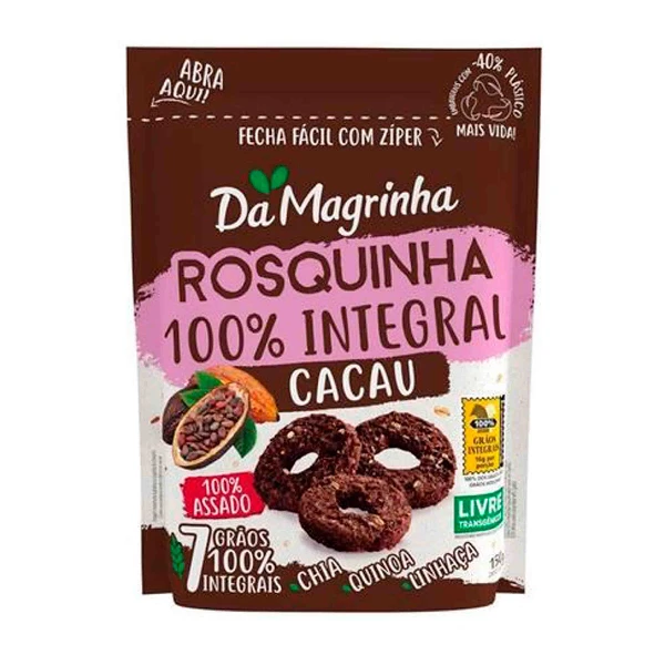 2699 ROSQUINHAS 100% INTEGRAL CACAU 12X150G