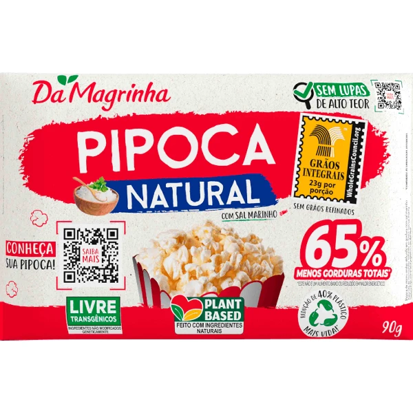 2745 PIPOCA MICROONDAS INTEGRAL 12X90G