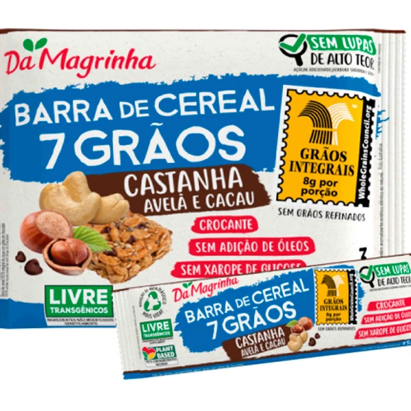 2872 BARRA 7GRAOS CASTANHA AVELA CACAU 30X15G