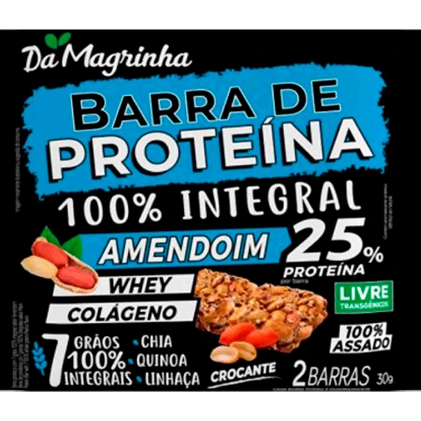 2875 BARRA PROTEICA 7 GRAOS AMENDOIM  30X15GR