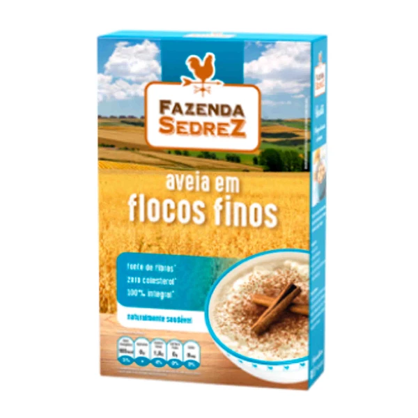 3081 AVEIA SEDREZ  FLOCOS FINOS 28X165G